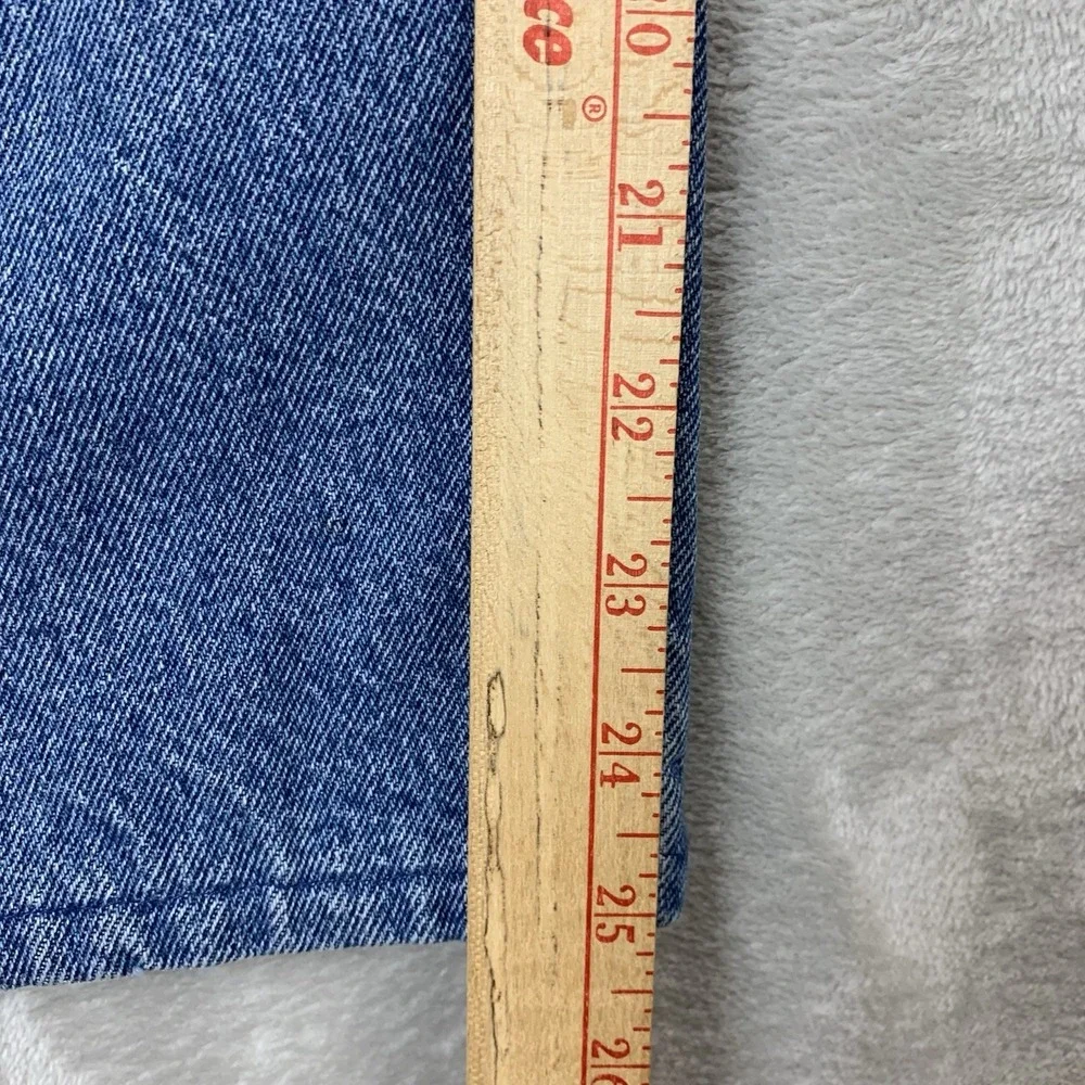 L L Bean Flannel Lined Jeans Mens 36x29* Blue Denim Relaxed Fit Work Outdoors